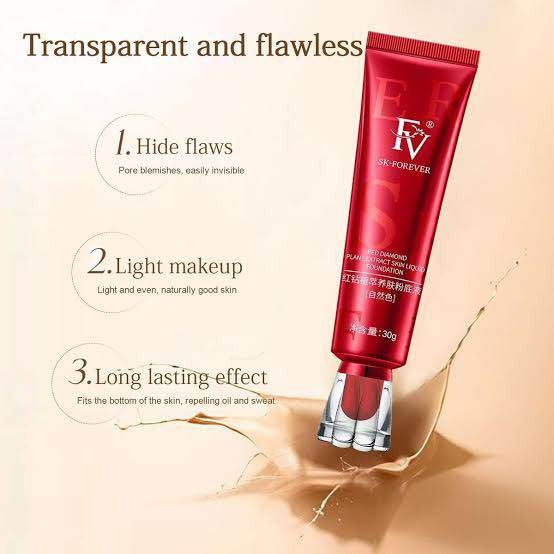 FV Liquid Foundation Full Coverage Waterproof Long Lasting