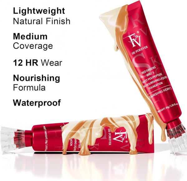 FV Liquid Foundation Full Coverage Waterproof Long Lasting