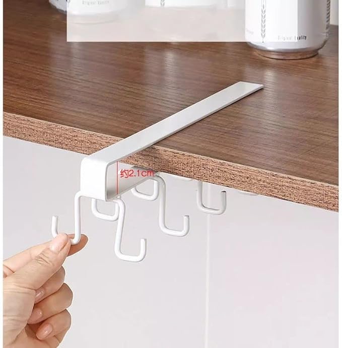 under cabinet 12 hooks hanger by Metallics Home