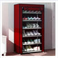 6-Layer Shoe Rack Cabinet: Waterproof, Dustproof & Lightweight
