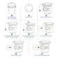Mini Washing Machine Portable Ultrasonic Turbine Washer