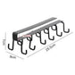 under cabinet 12 hooks hanger by Metallics Home