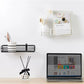wall mounted multipurpose shelf with adhesive tapes by Metallics Home