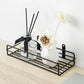 wall mounted multipurpose shelf with adhesive tapes by Metallics Home